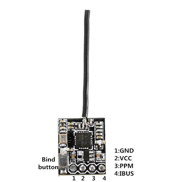 FS2A-4CH 2A Mini Compatible Receiver PWM Output for Flysky i6 i6X i6S Controller 