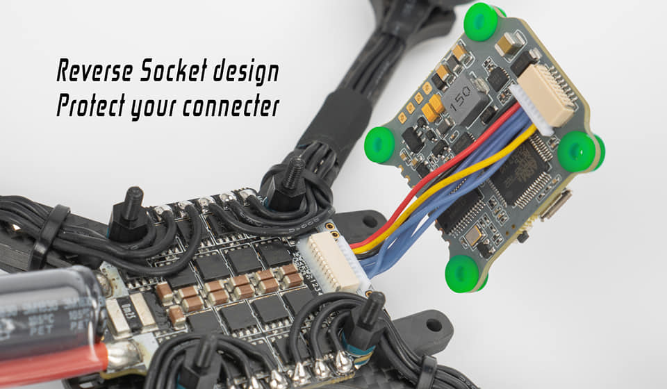 TransTEC F7 Flight controller quadcopter esc wiring 