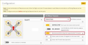 betaflight bidirectional dshot rpm filtering alternatively